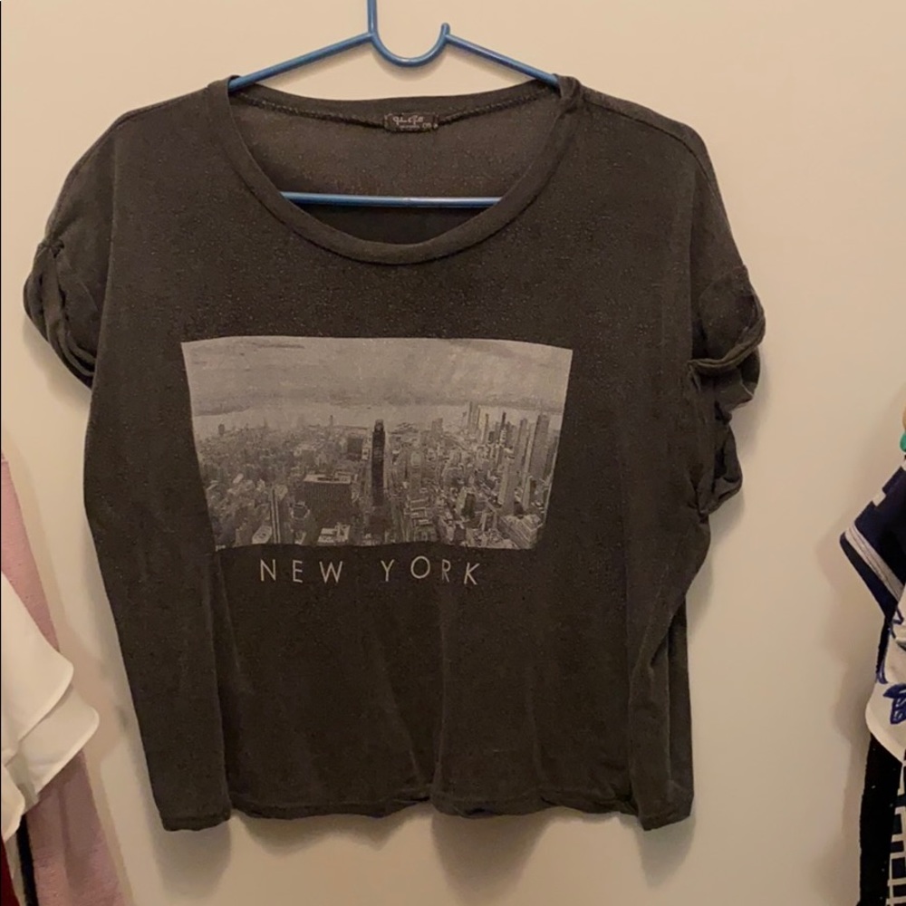 Brandy Melville New York Crop Tee